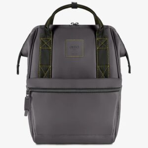 The Bagpack Gray/Gray Yellow Stitching (Medium)